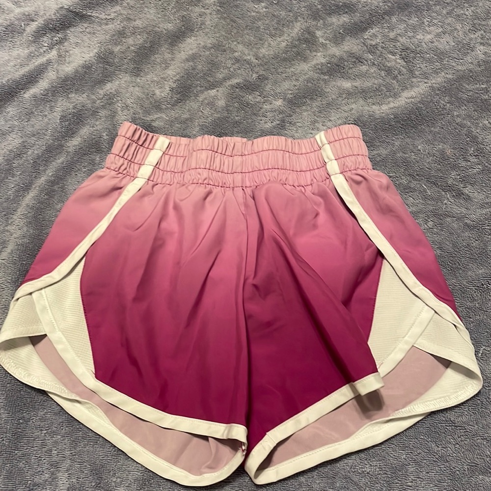 Pink Running shorts